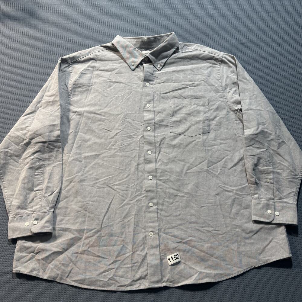 Amazon Essentials Men Shirt Gray Sz 2XL Pre-Owned Excellent